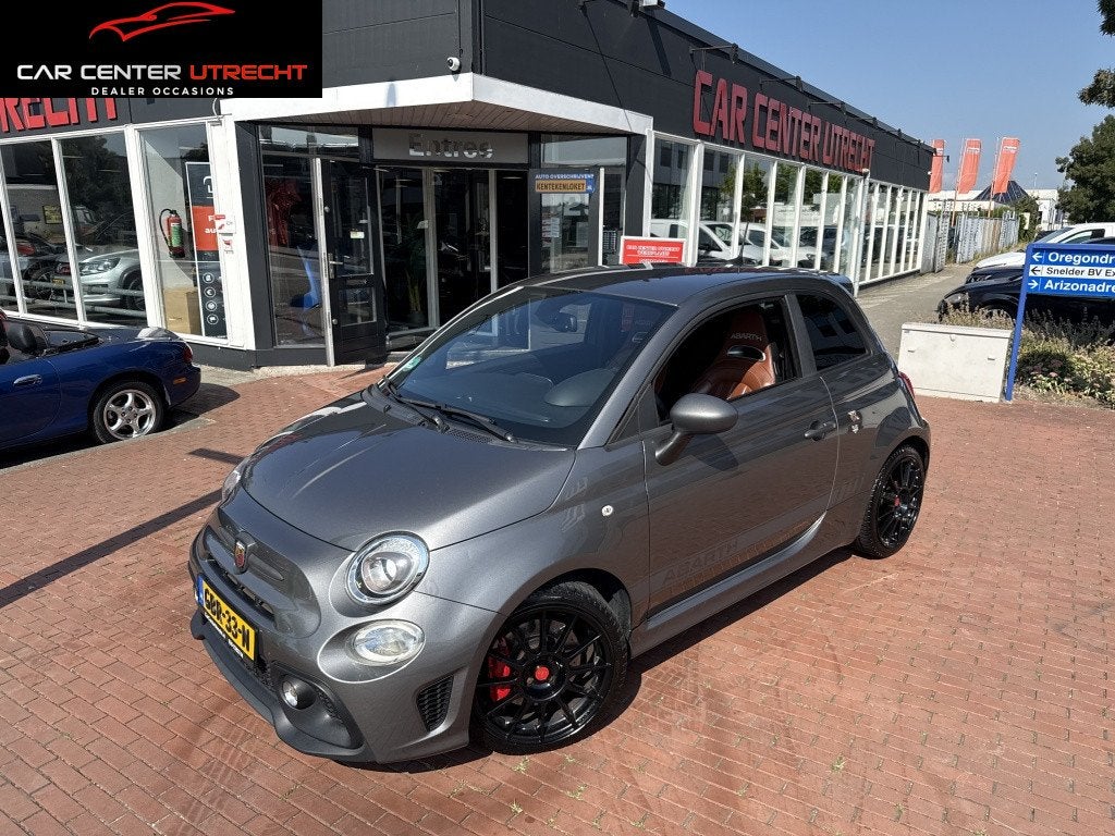 Fiat 500 1.4 T-Jet Abarth Competizione 180PK! VOL OPTIES!, Auto's, Euro 6, 4 stoelen, Leder, Handgeschakeld