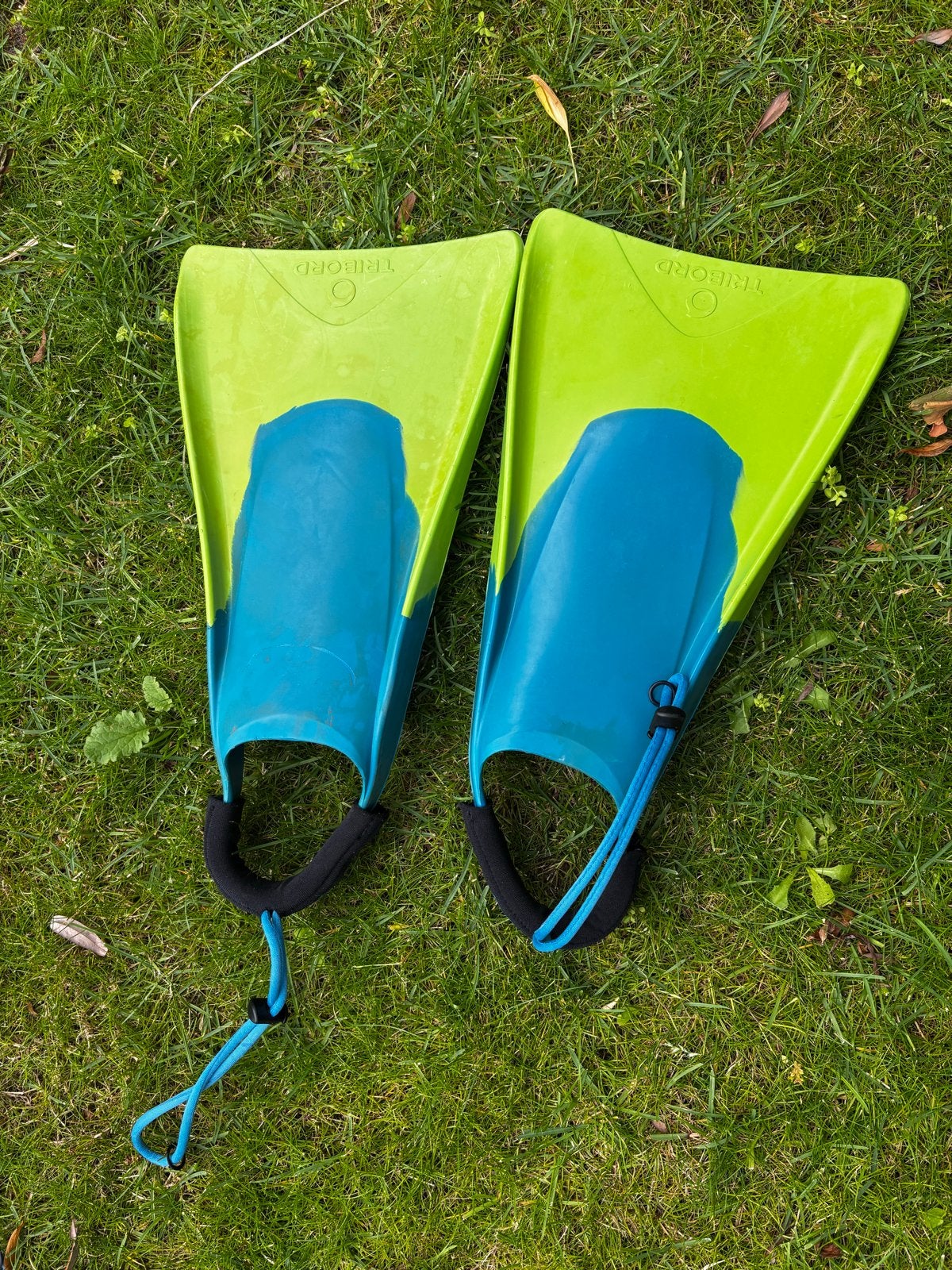Flippers Tribord maat 44/45 - Zwemvliezen, Ophalen, Gebruikt, Zwem- of Duikvliezen
