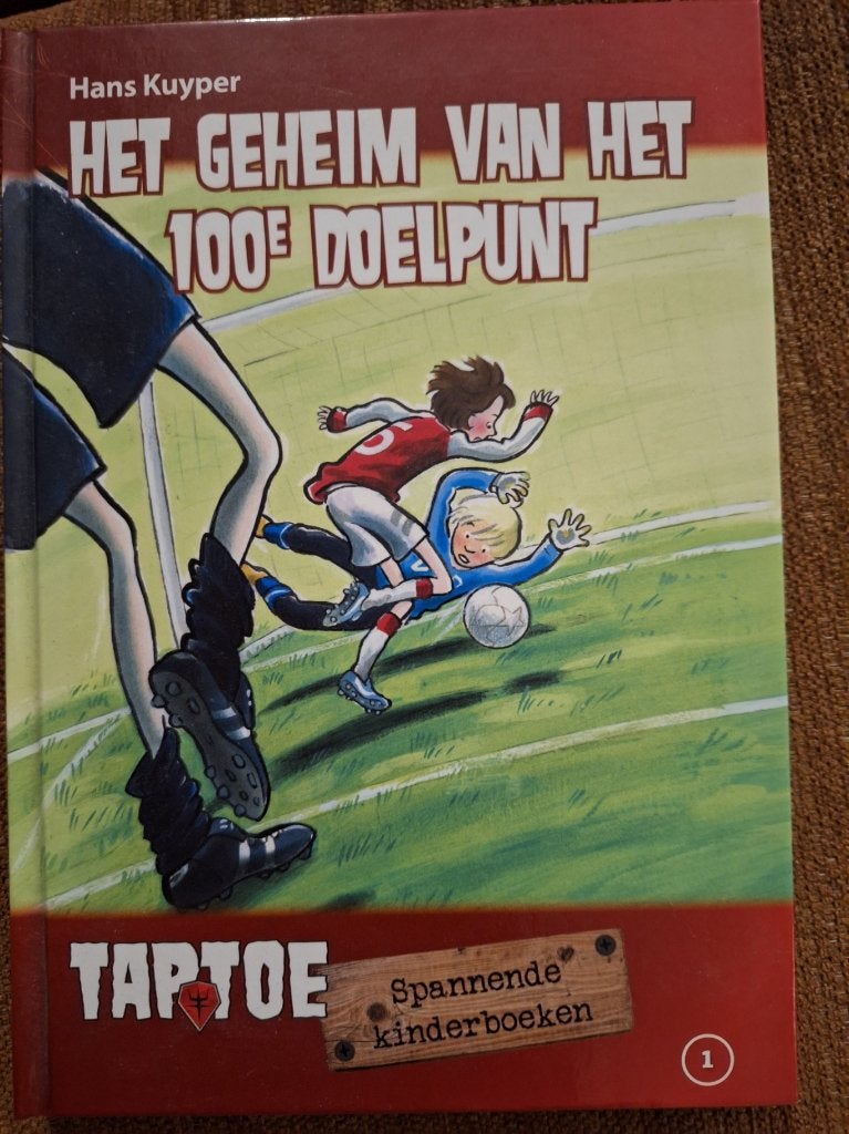 leesboek Het geheim van het 100e doelpunt, Boeken, Ophalen of Verzenden, Zo goed als nieuw, Hans Kuyper, Fictie algemeen
