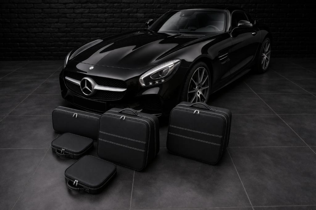 Roadsterbag lederen kofferset/koffer Mercedes AMG SLS Coupe, Verzenden, Nieuw