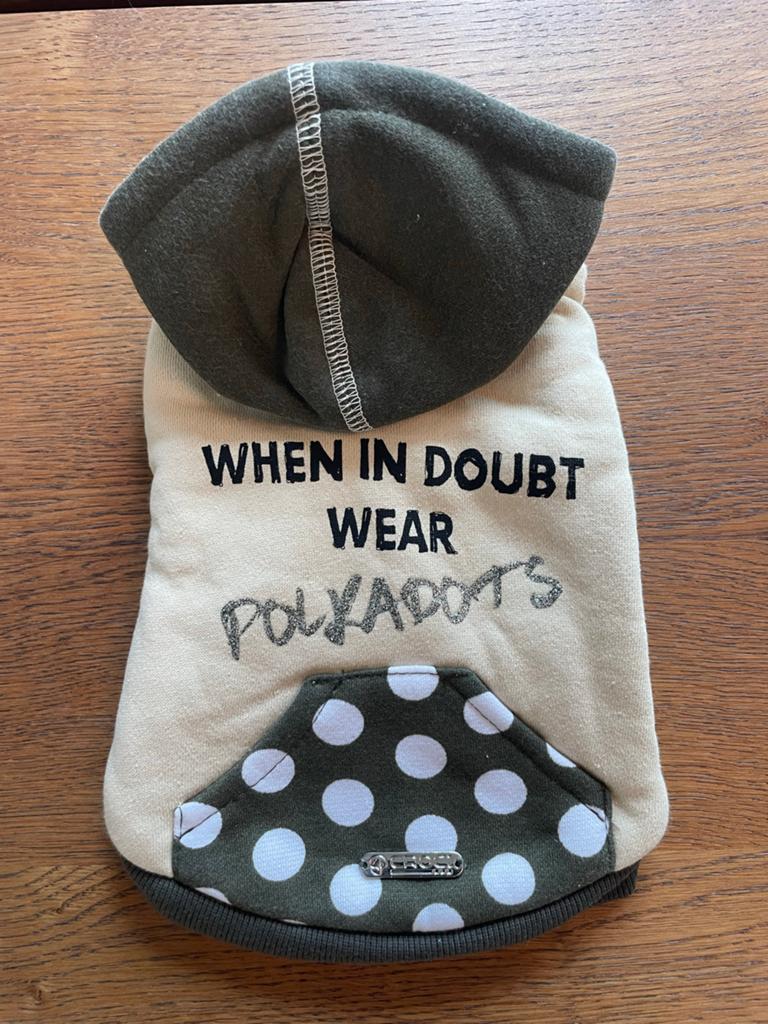 Honden hoodie Polkadots, Verzenden, Nieuw