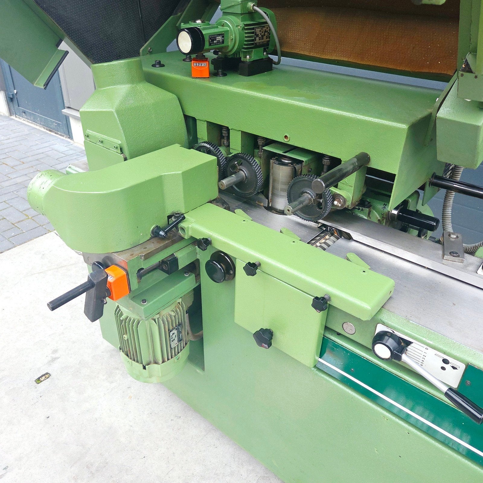 GUILLIET Vierzijdige schaafbank 4zijdig ** compleet set, Doe-het-zelf en Verbouw, Schaafmachines, Ophalen of Verzenden, Zo goed als nieuw