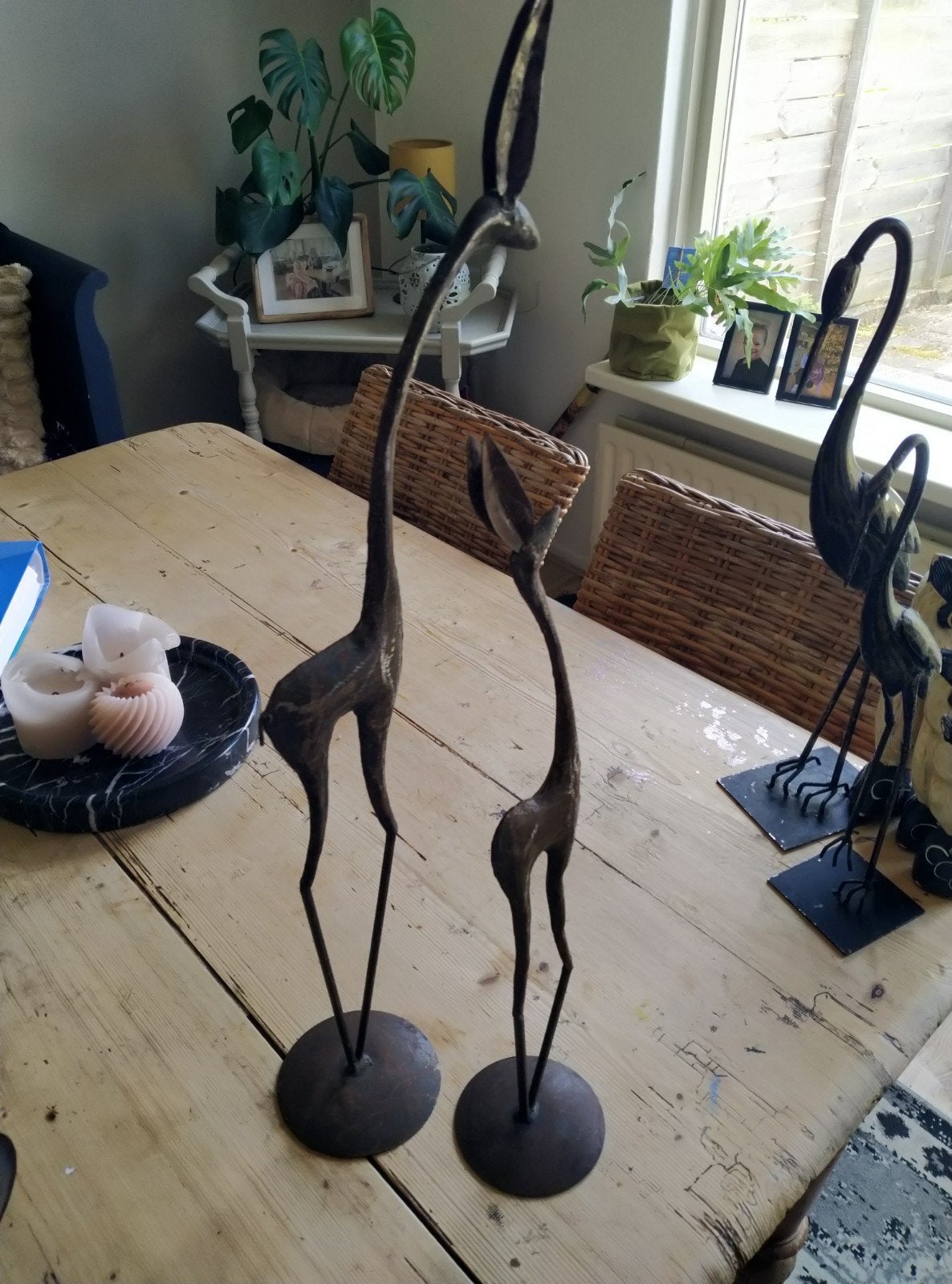 Set van 2 Herten Decoratie Beelden, Huis en Inrichting, Ophalen of Verzenden