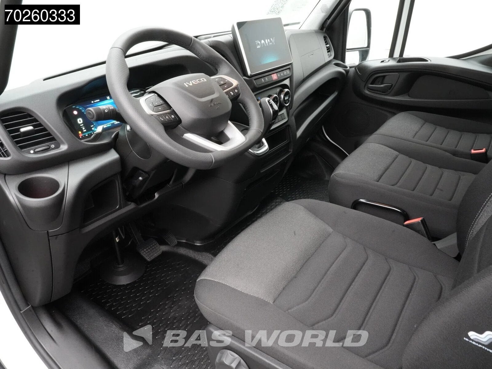 Iveco Daily 35C21 3-Zijdige Kipper Dubbel Cabine 210PK 3.0L, Auto's, Bestelauto's, Automaat, Stof, Euro 6, 4 cilinders