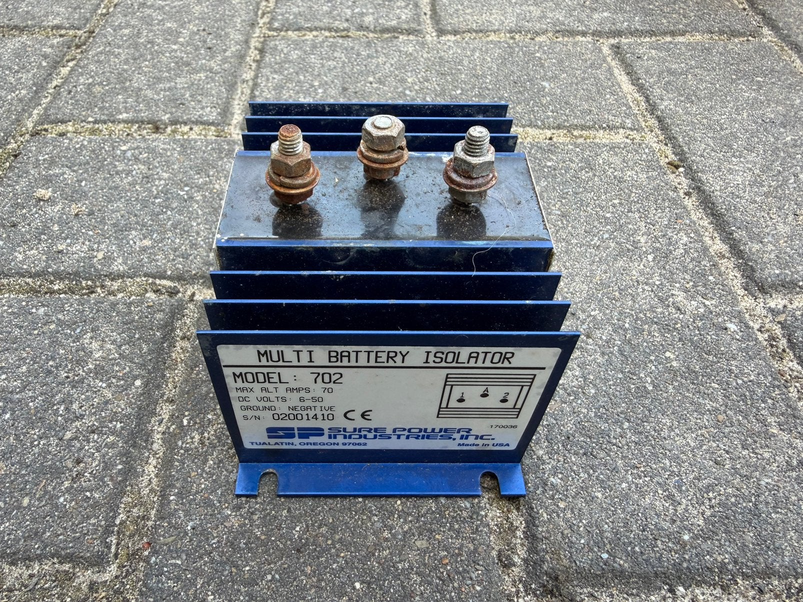 Accu isolator / laadstroomverdeler SP 702, Ophalen of Verzenden, Gebruikt, Motor en Techniek