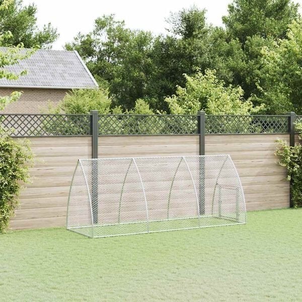 Kippenhok 300x105x120 cm  zilverkleurig nieuw in doos, ., Nieuw, Ophalen of Verzenden, .