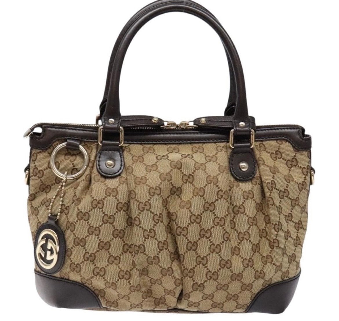 Gucci Sukey Tote - Tijdloos & Authentiek, Ophalen of Verzenden, Zo goed als nieuw, Bruin, Handtas