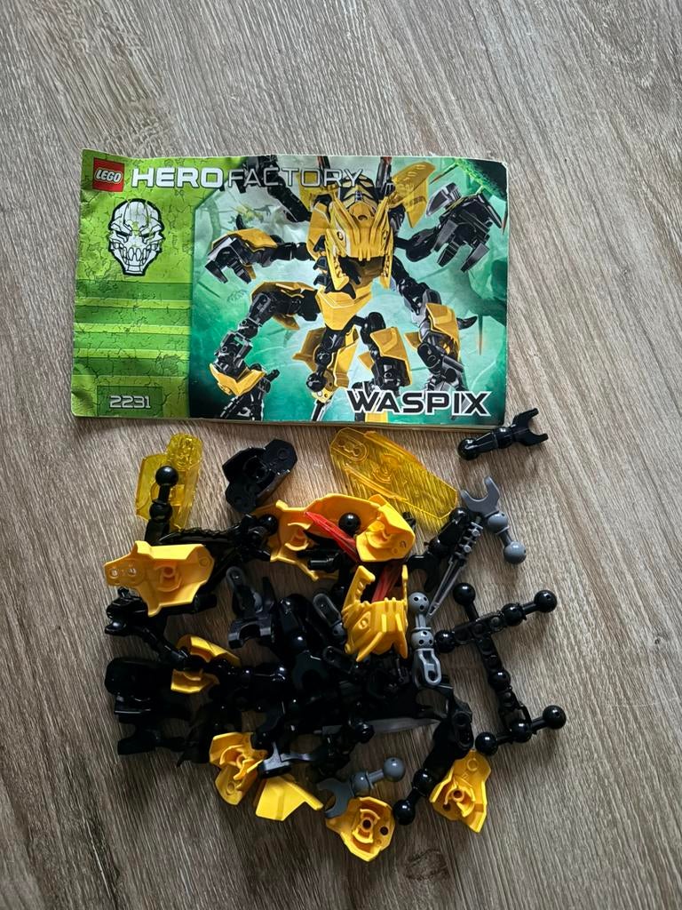 Lego HERO Factory Waspix, Ophalen, Gebruikt