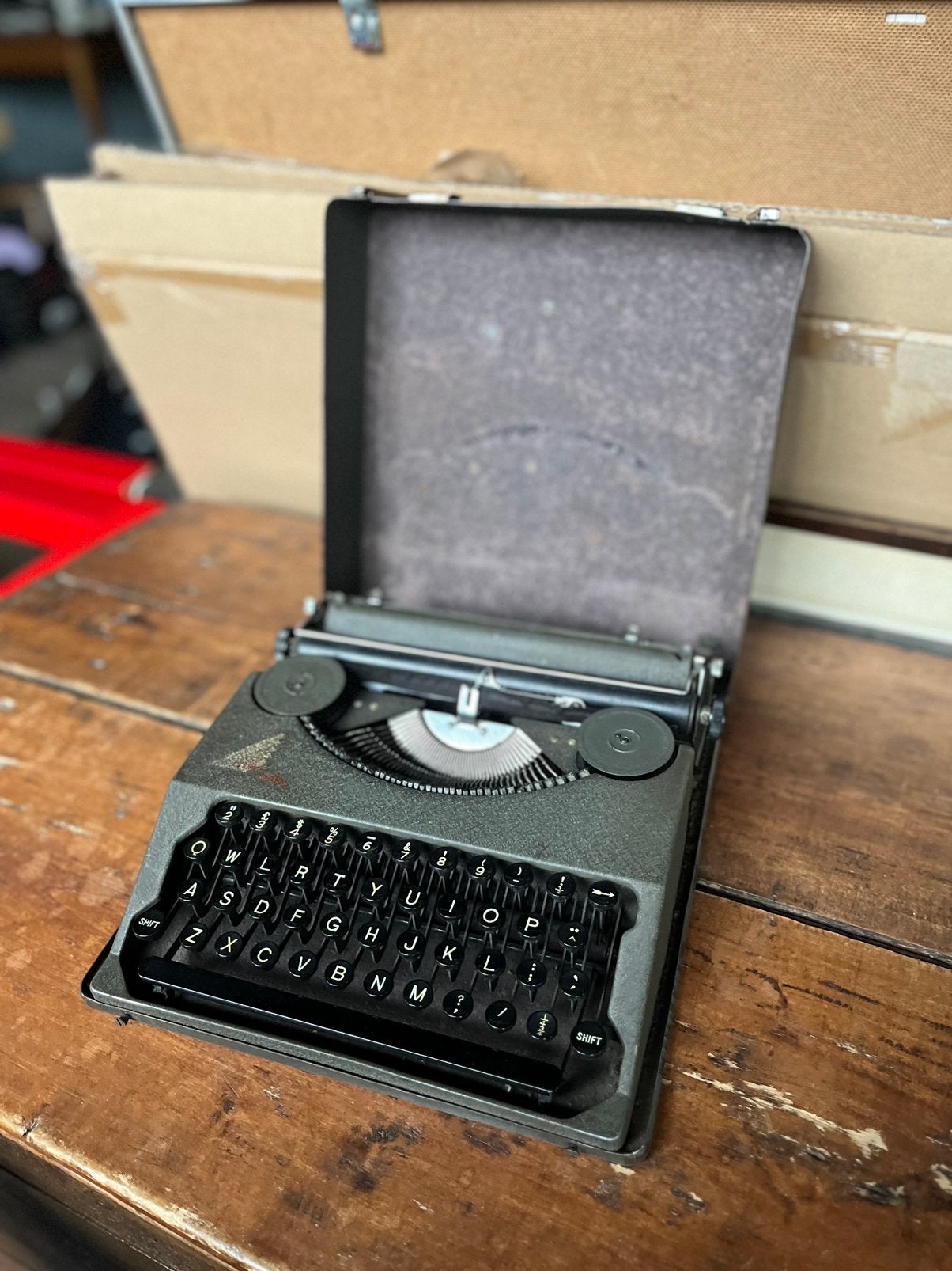 Vintage Hermes Baby typemachine uit 1938 - Ultra portable, Diversen, Ophalen, A, A, A