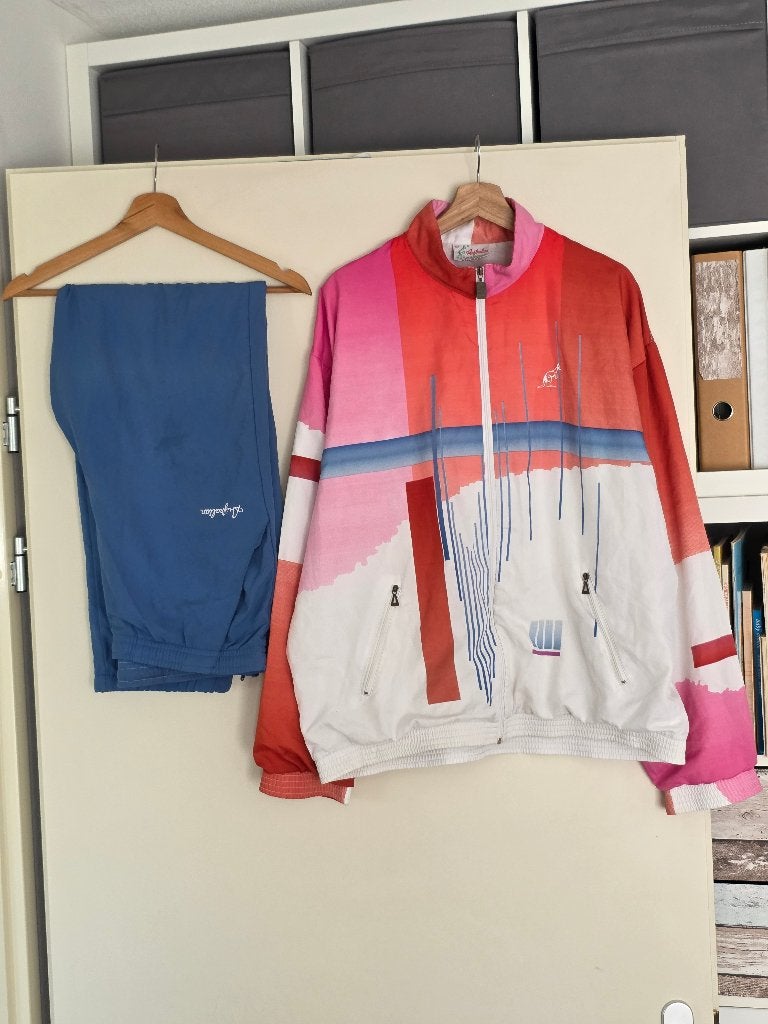 Oldschool Australian Rose pak 52/52 Hardcore Thunderdome, Maat 52/54 (L), Blauw, Ophalen of Verzenden, Zo goed als nieuw