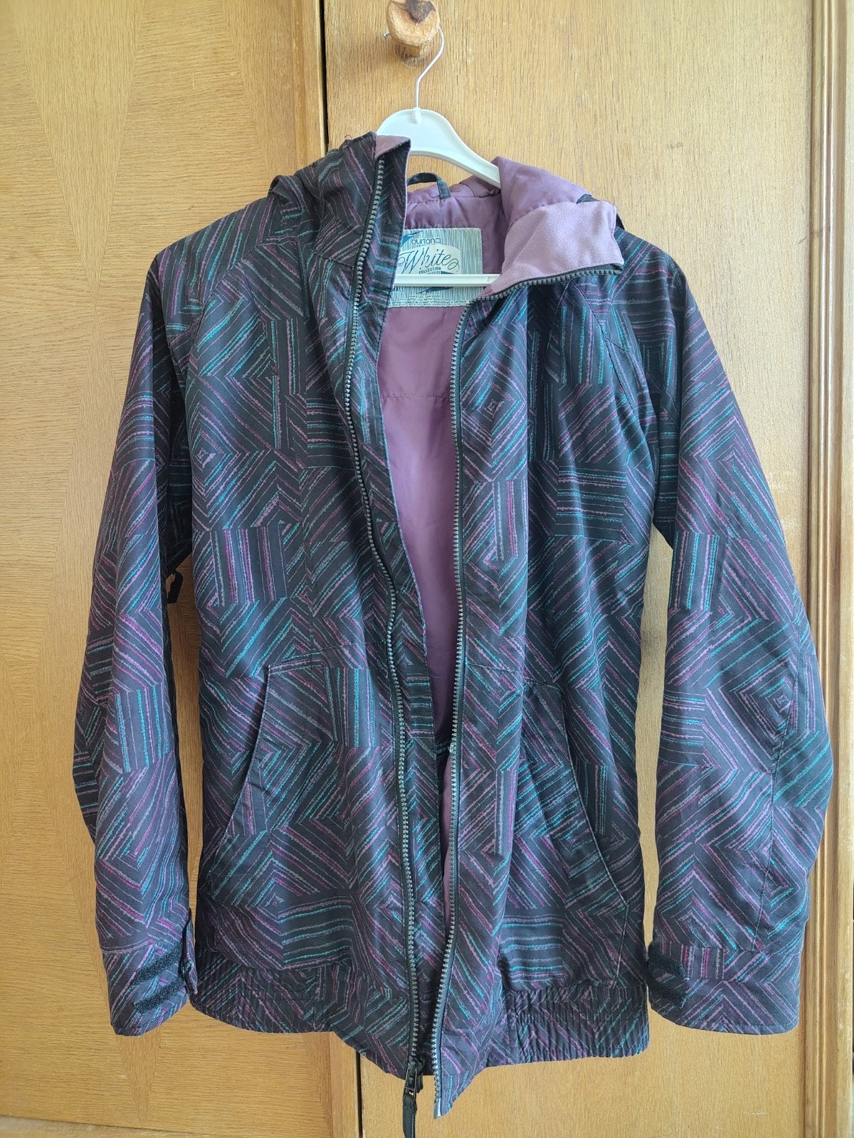 Burton White Collection snowboardjas XXS, Ophalen of Verzenden, Zo goed als nieuw, Jack, Maat 34 (XS) of kleiner