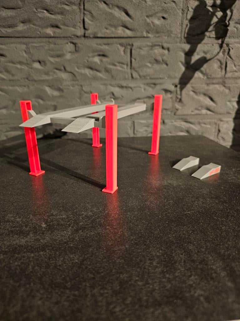 1/24 Modelauto Brug en Oprijbokken, Ophalen of Verzenden, Overige merken