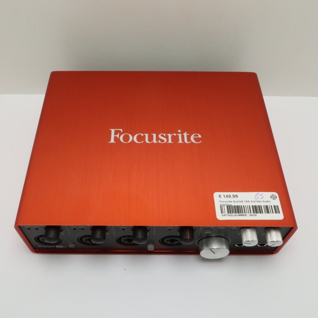Focusrite Scarlett 18i8 2nd Gen Audio Interface, Focusrite, Zo goed als nieuw, https://support.focusrite.com/hc/nl/requests/new