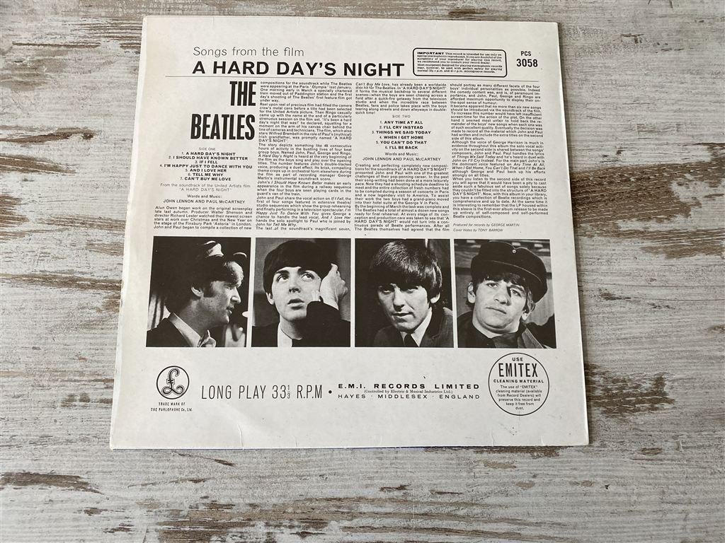 The Beatles - a hard day's night [1321], Verzenden, Zo goed als nieuw, 12 inch, Poprock