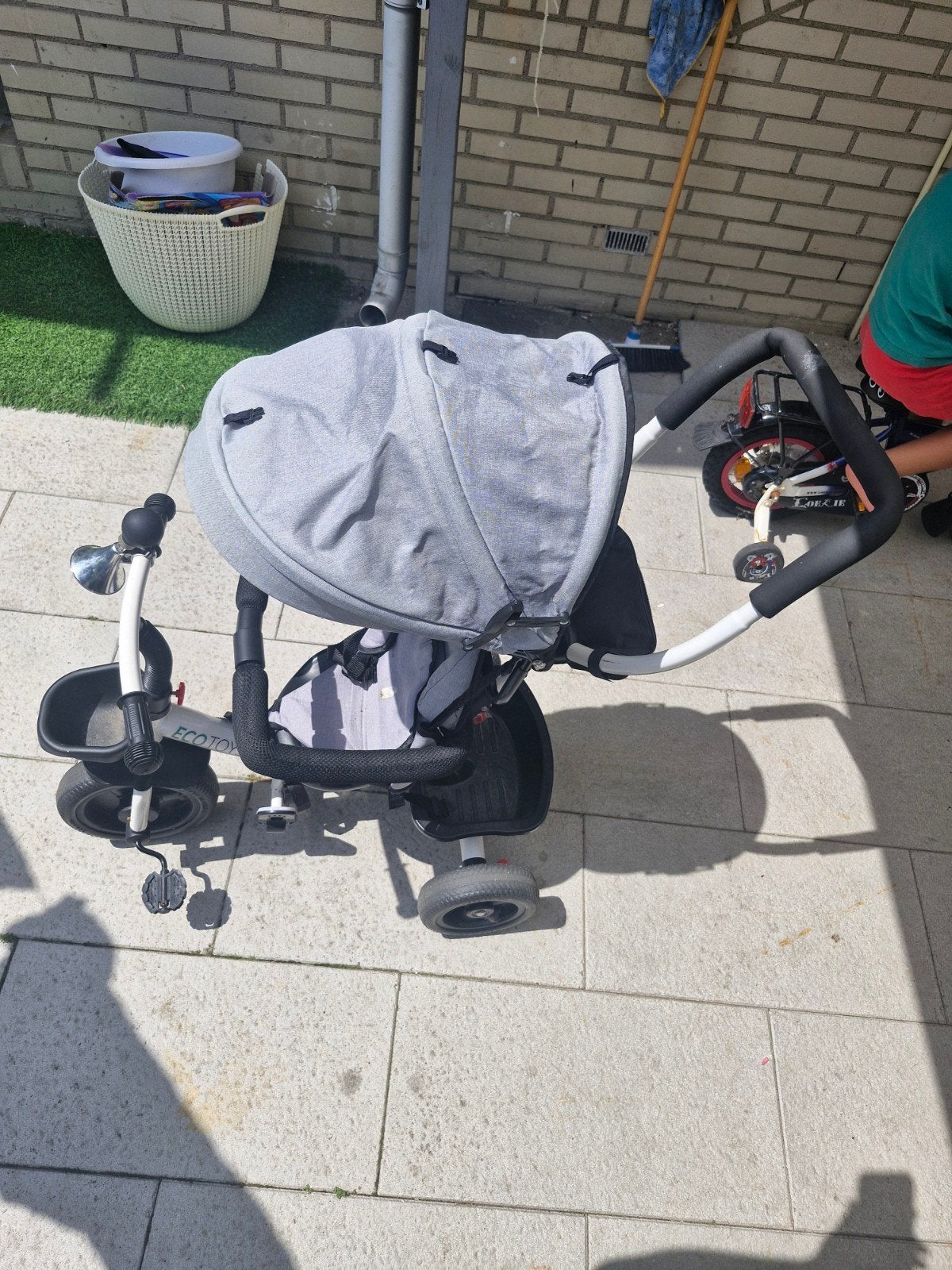 Kinder fiets, Ophalen
