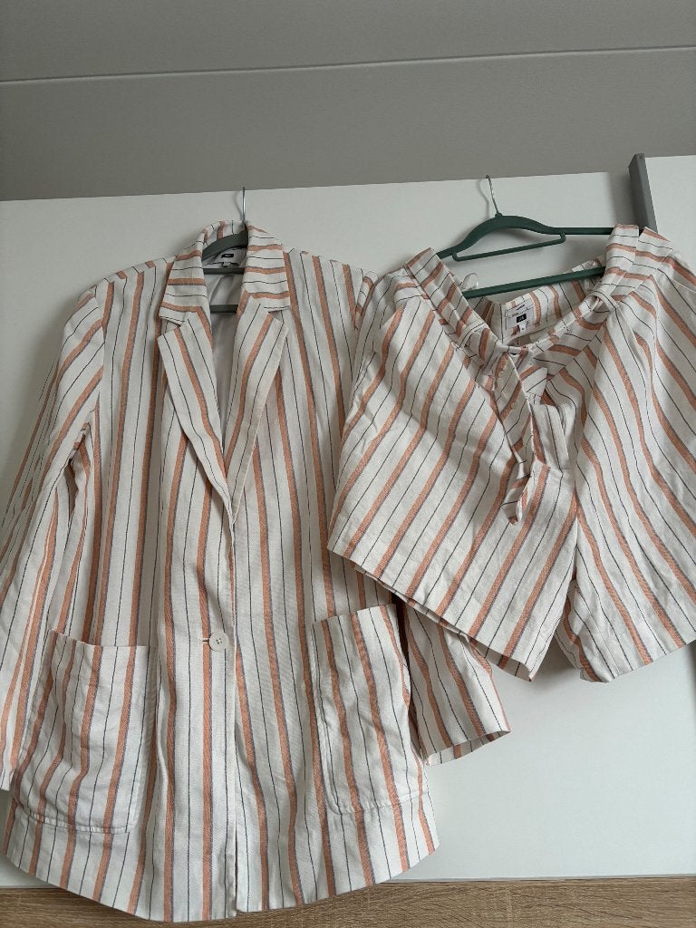 Dames set WE maat 44 bijna nieuw, Kostuum of Pak, WE, Maat 42/44 (L), Ophalen of Verzenden