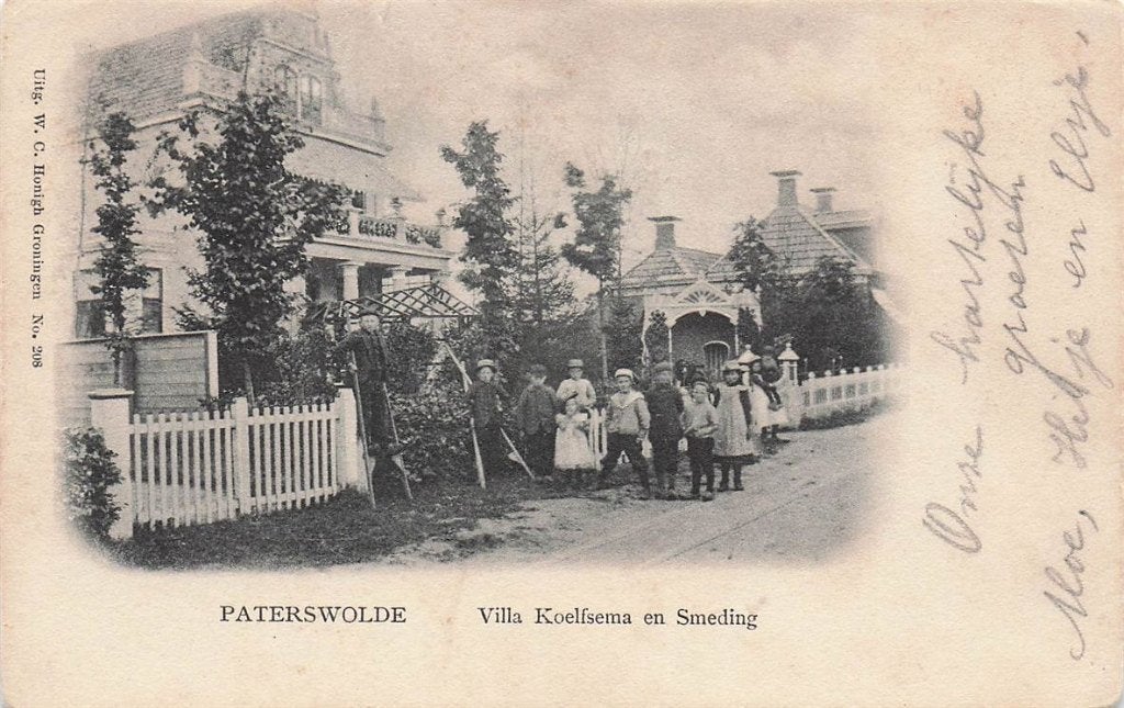 702-430-007 Paterswolde Villa Koelfsema En Smeding, Verzenden, Voor 1920, Drenthe