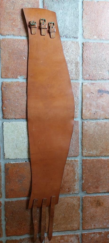 Vintage leren Niergordel, rugbeschermer, Motoren, Kleding | Motorkleding, Verzenden