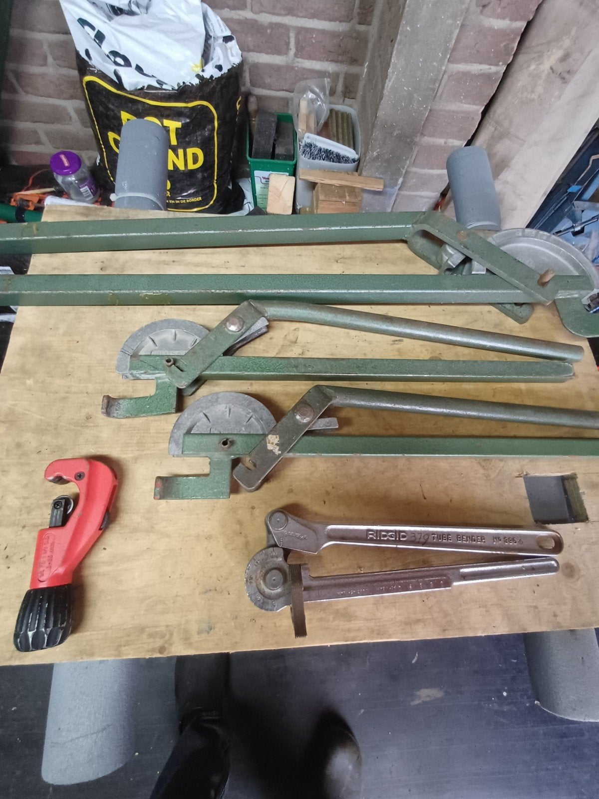 Buig ijzers 22,15,12 en 10 mm, Ophalen