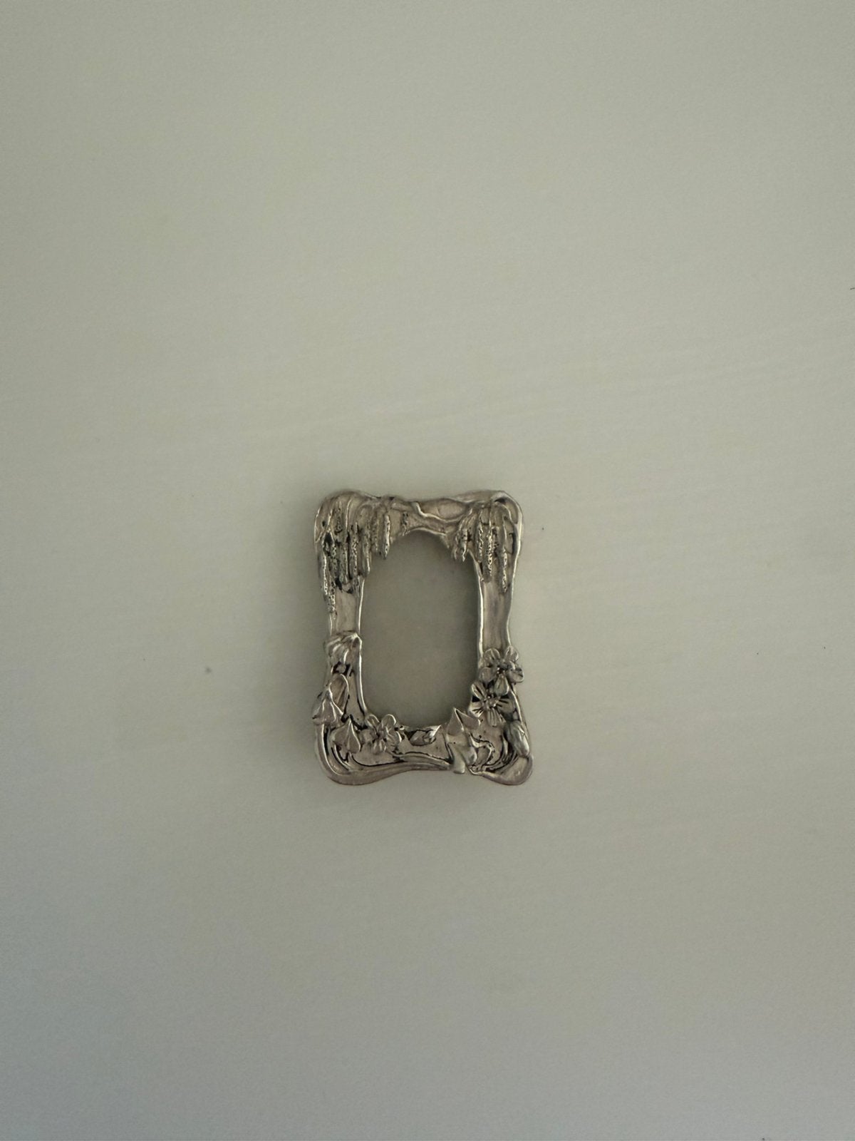 Verzilverd engels fotolijstje, Huis en Inrichting, Woonaccessoires | Lijsten, Ophalen of Verzenden, Zo goed als nieuw