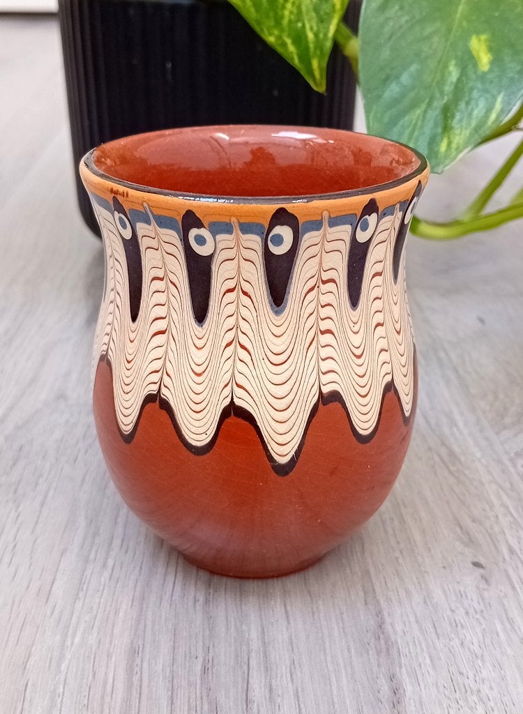 vintage traditionel bulgaars handgemaakt beker, Verzenden