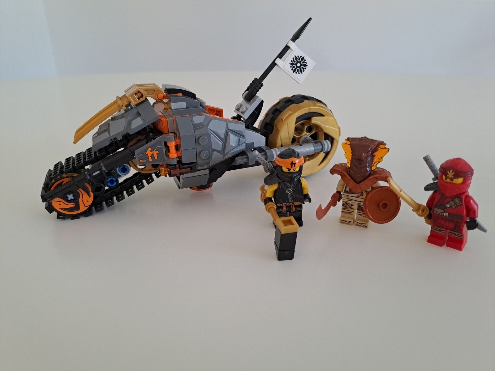 LEGO Ninjago Cole's Dirt Bike 70672 met handleiding, Ophalen of Verzenden, Zo goed als nieuw