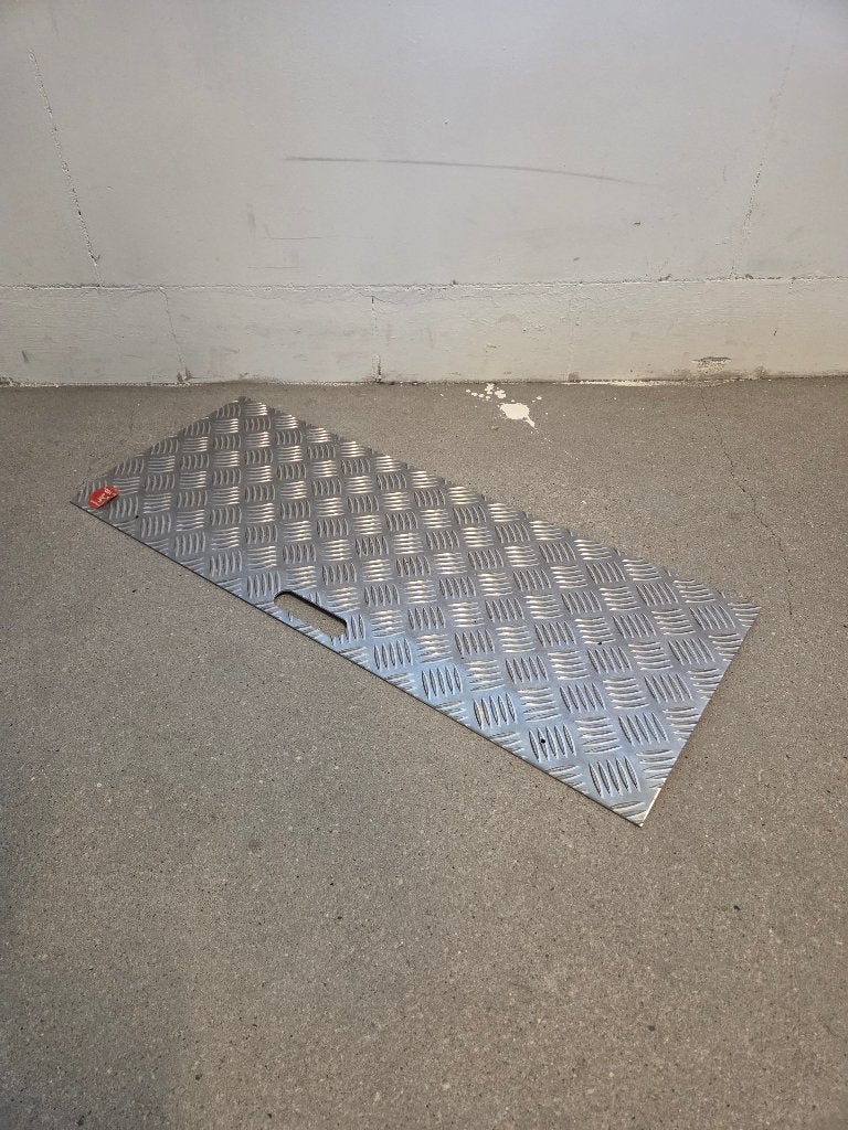 gebruikte drempelhulp / oprijplaat aluminium, Diversen, Ophalen of Verzenden, Gebruikt