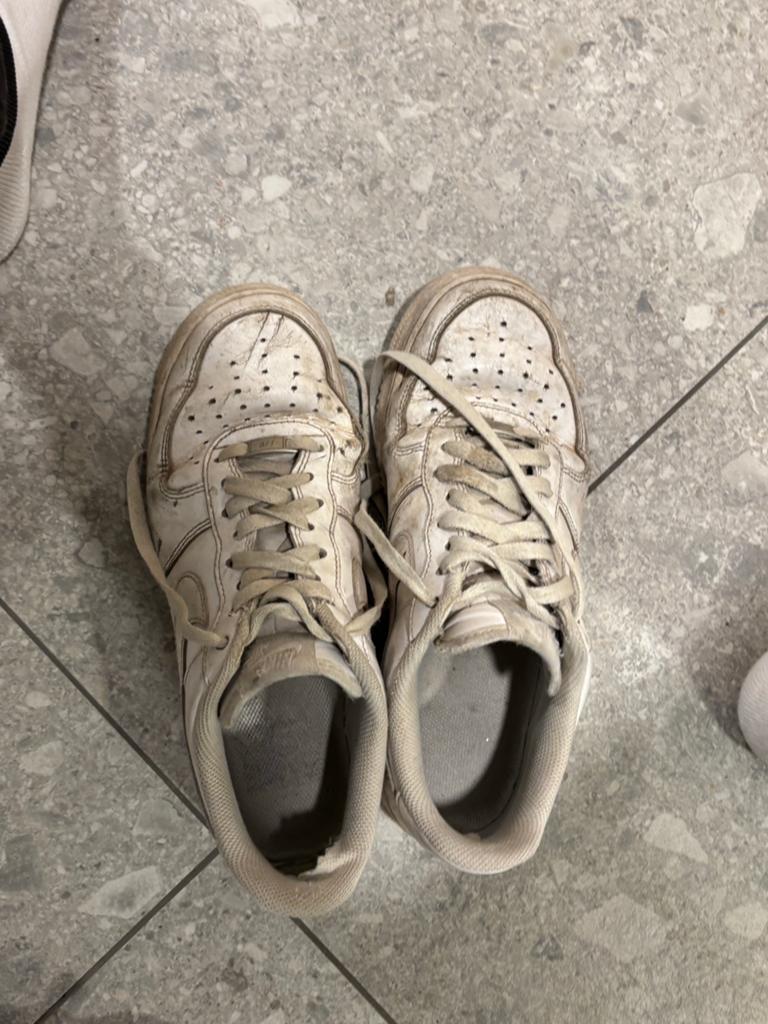 Afgetrapte veelgebruikte nike air force 1 maat 42,5, Ophalen of Verzenden, Zo goed als nieuw, Wit