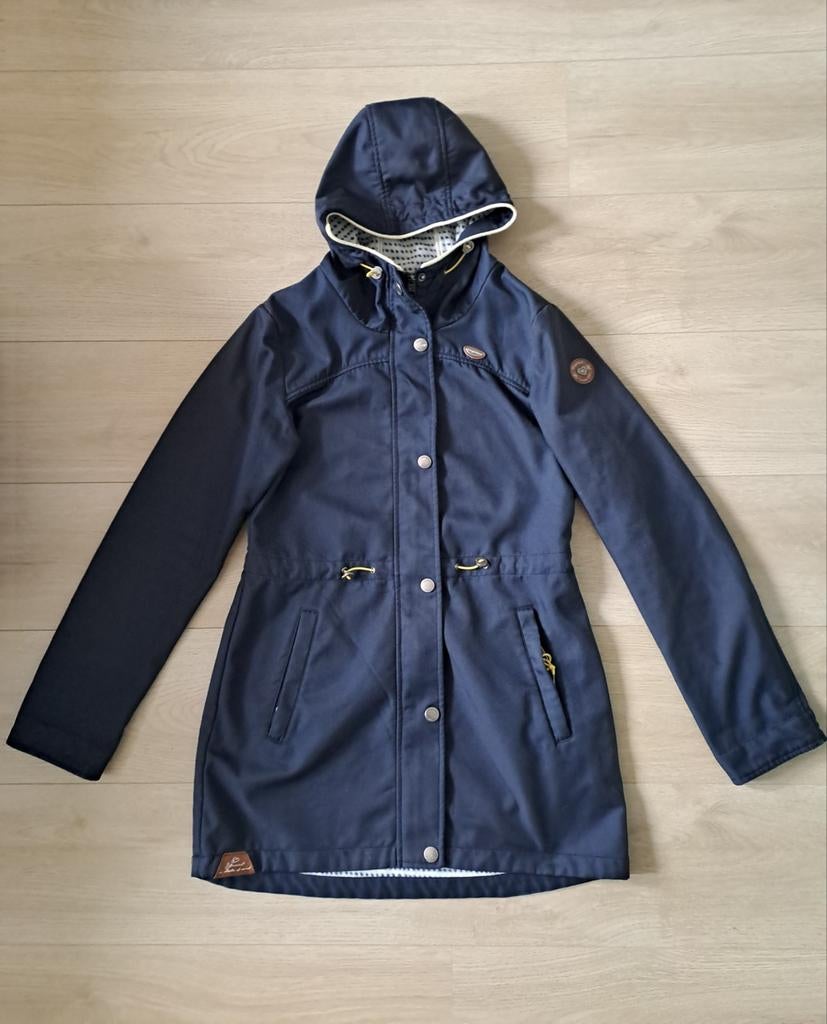 Regenjas Ragwear, Kleding | Dames, Blauw, Ophalen of Verzenden, Zo goed als nieuw, Maat 36 (S)