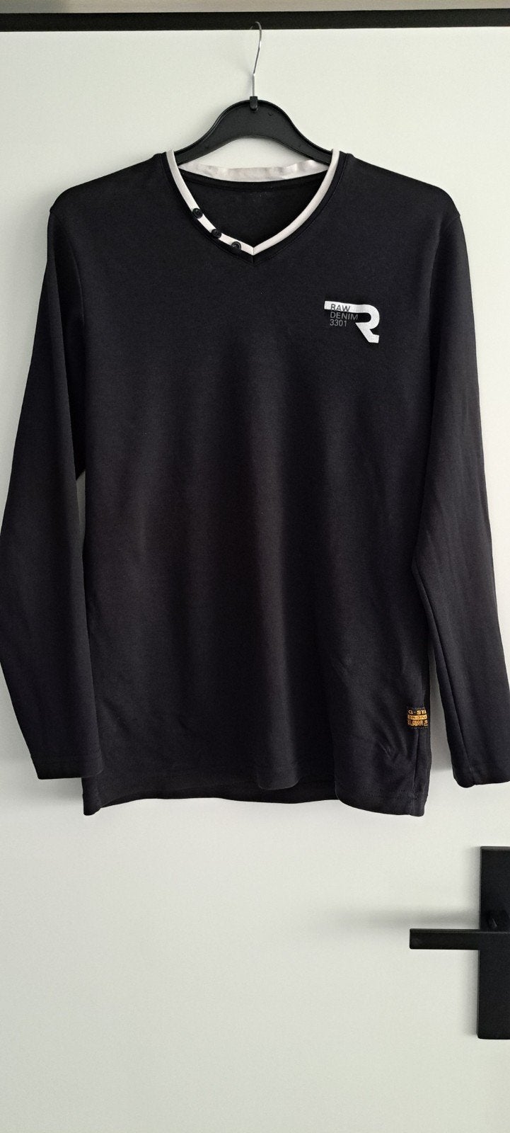 G-Star RAW Denim Heren Longsleeve Zwart, Maat 48/50 (M), Zwart, Ophalen of Verzenden, G-Star RAW Denim