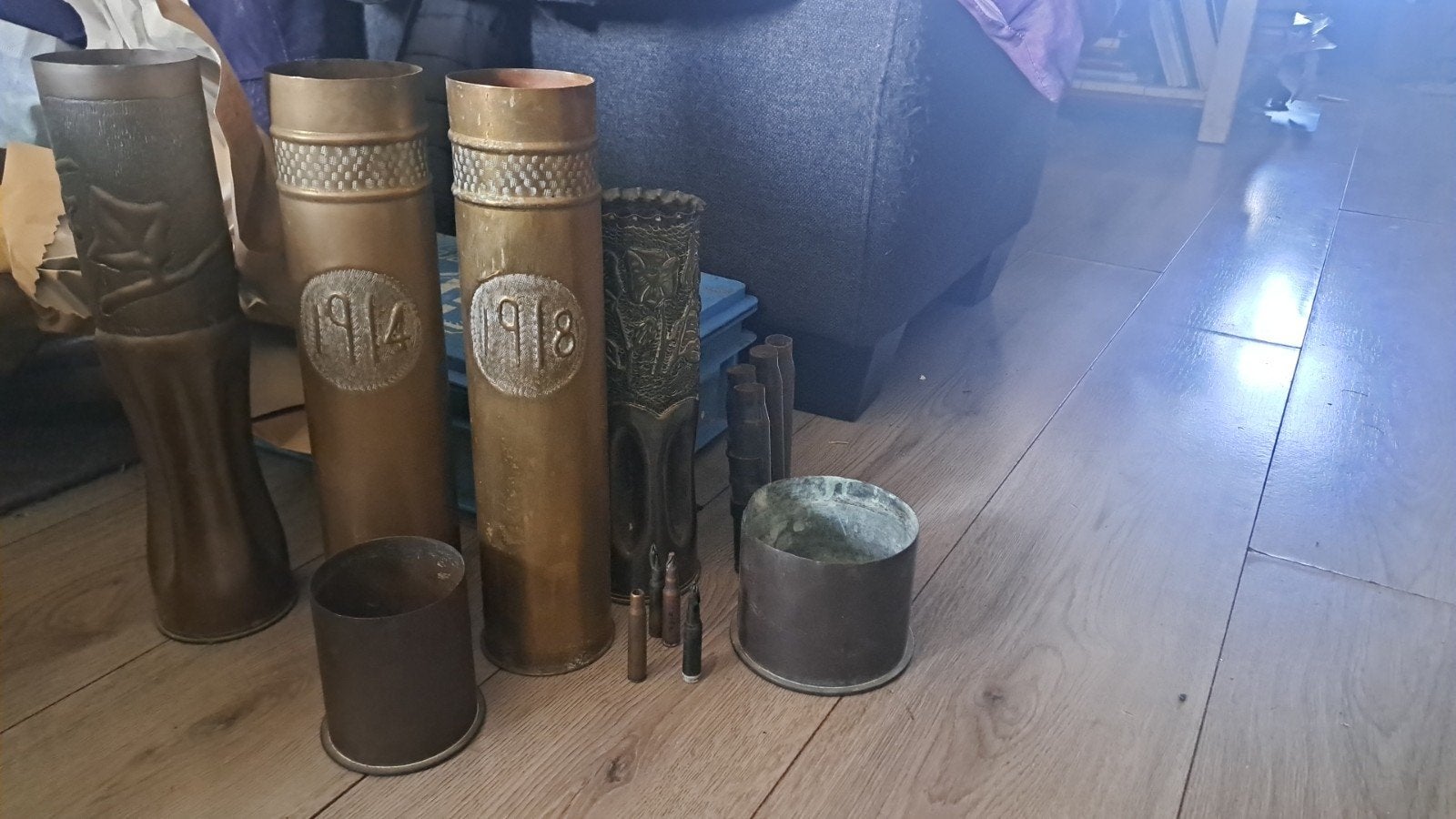 Oude militaire spullen en hulzen uit de oorlog, Verzamelen, Militaria | Tweede Wereldoorlog, Ophalen of Verzenden