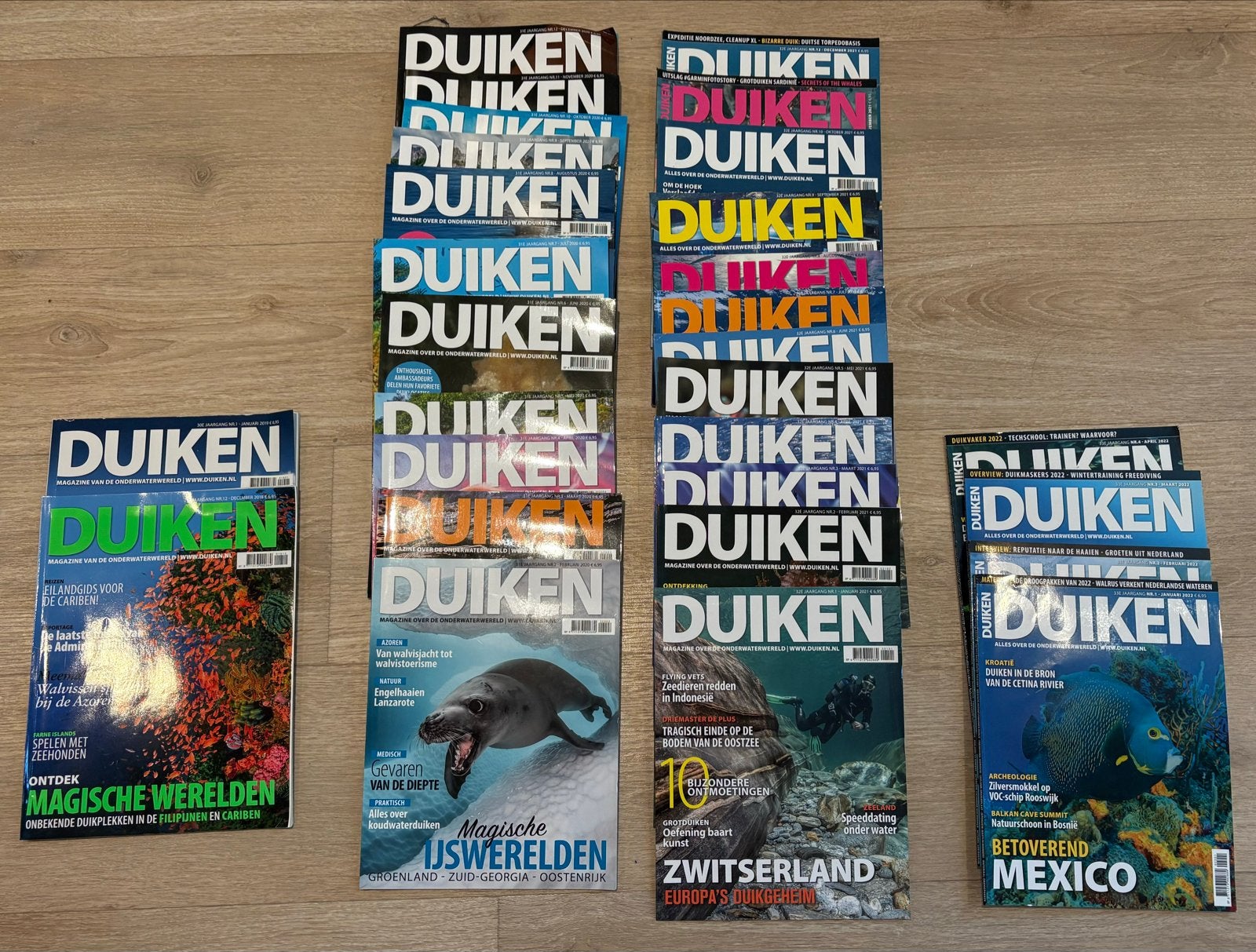 Duiken Magazine Collectie - Diverse Jaargangen, Watersport en Boten, Duiken, Ophalen of Verzenden, Gebruikt, Overige typen