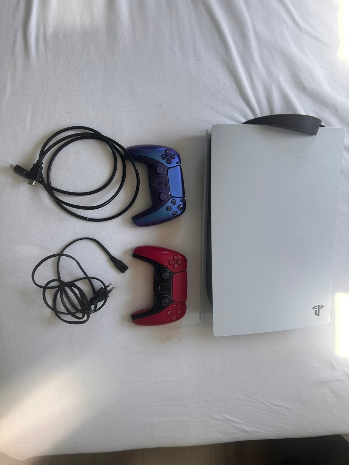 Sony PlayStation 5 Disc Edition met 2 controllers, Ophalen of Verzenden, Nieuw
