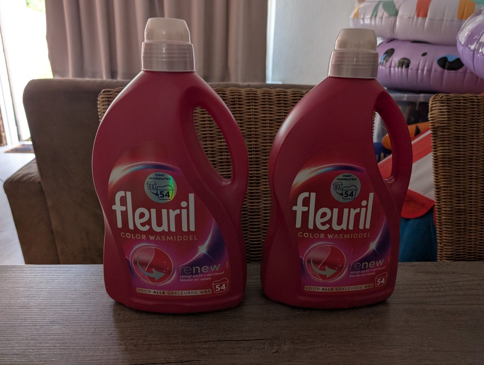 2x Fleuril Color Wasmiddel Renew 54 wasbeurten, Ophalen