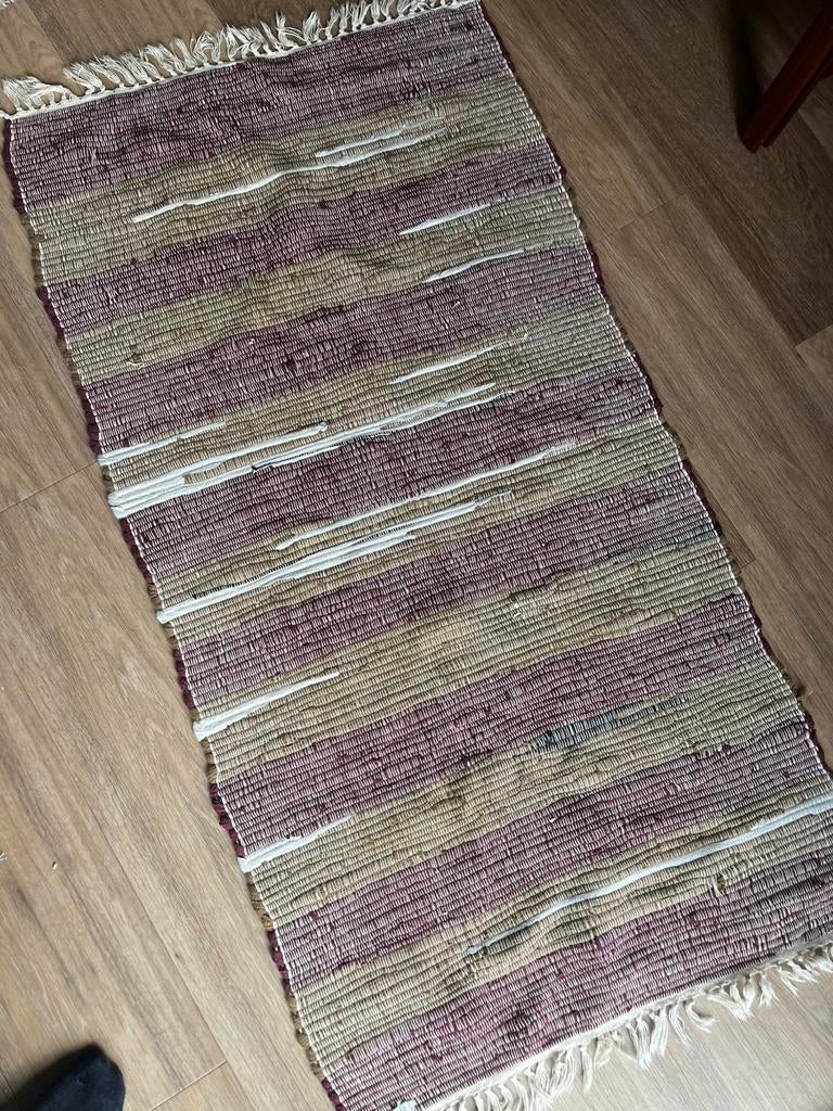 Vloerkleed Ikea 153x75 cm, Huis en Inrichting, Ophalen, Crème, 50 tot 100 cm, Zo goed als nieuw