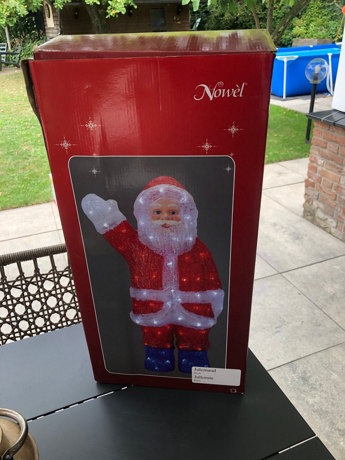 Grote kerstman met lampjes, Diversen, Kerst, Ophalen of Verzenden