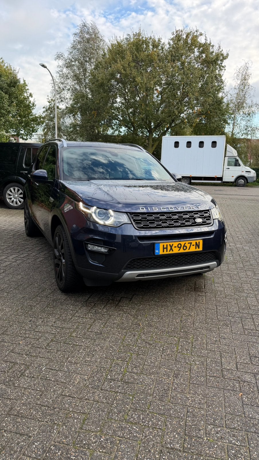 Land Rover Discovery Sport 2.0 TD4 4WD Aut9 2016 7zits, Auto's, Automaat, Euro 6, 4 cilinders, Blauw