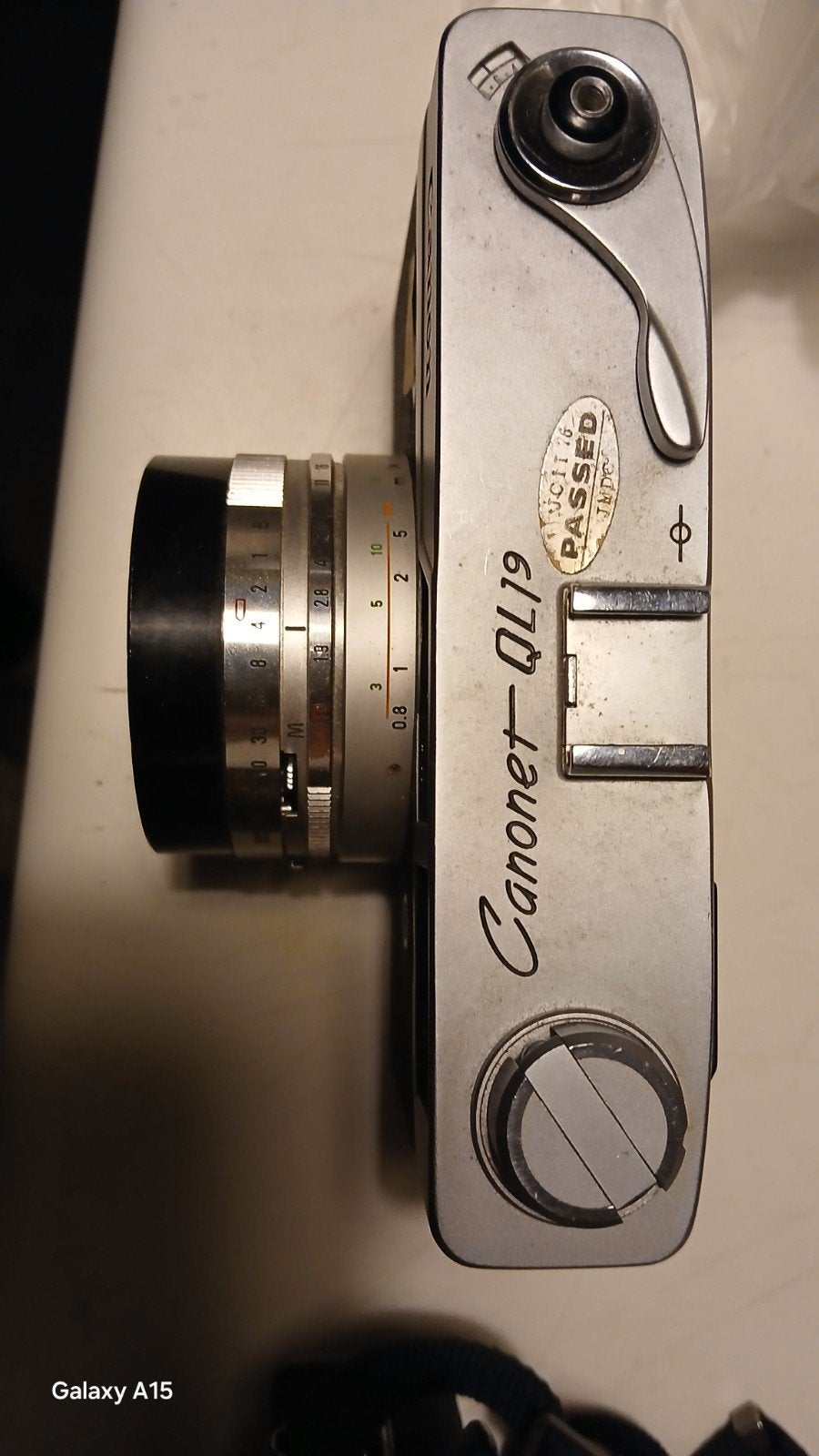 Canon Canonet QL19 Vintage Compact Camera, Audio, Tv en Foto, Ophalen of Verzenden