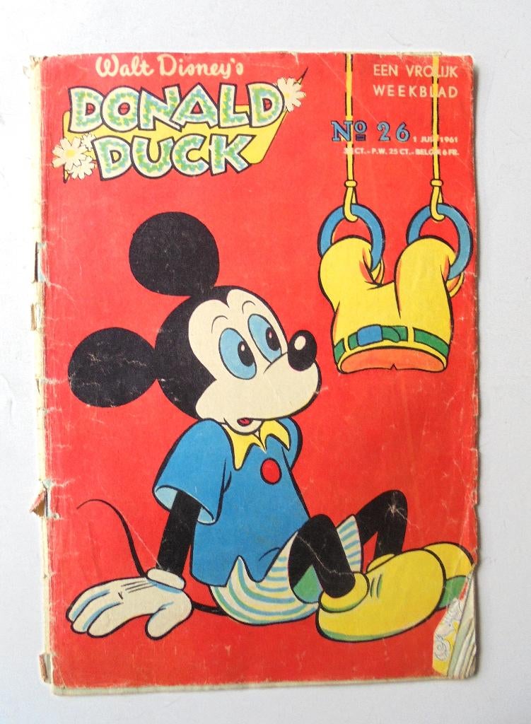 Oud tijdschrift Walt Disney's DONALD DUCK, No 26 1961., Gelezen, Ophalen of Verzenden, Walt Disney, Eén stripboek