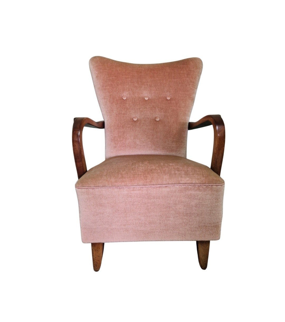 vintage fauteuils A.A Patijn stoel 50's dames fauteuil, Ophalen of Verzenden