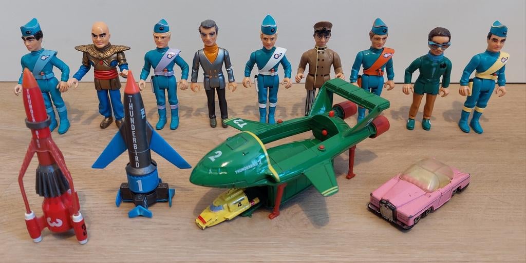 Thunderbirds TB1, TB3, FAB1 en 8 poppetjes, Verzamelen, Ophalen of Verzenden, Nieuw
