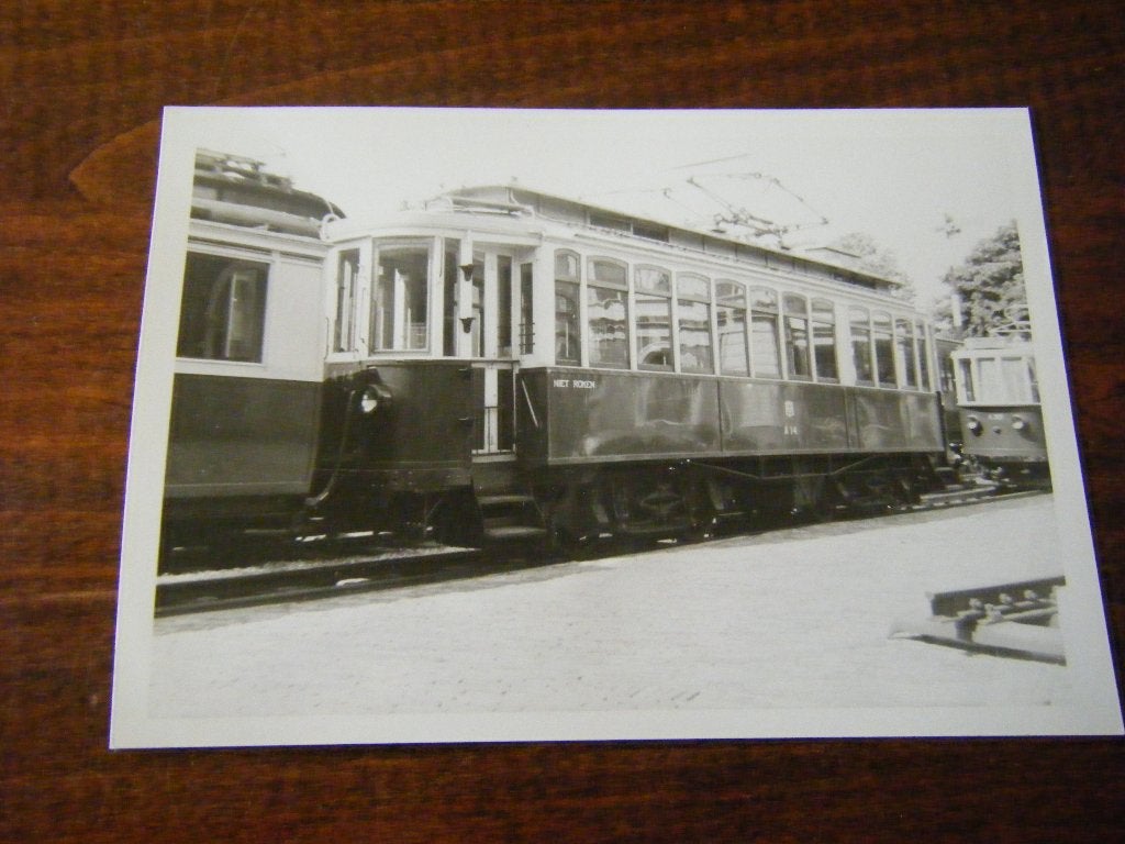 F42 - Den Haag / NZH ?  - Blauwe Tram - Oud, Verzamelen, Ophalen of Verzenden, Gebruikt, Tram, Kaart of Prent