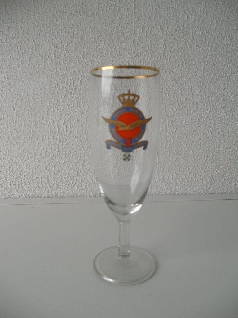 Bierglas Koninklijke Luchtmacht, Antiek en Kunst, Ophalen of Verzenden