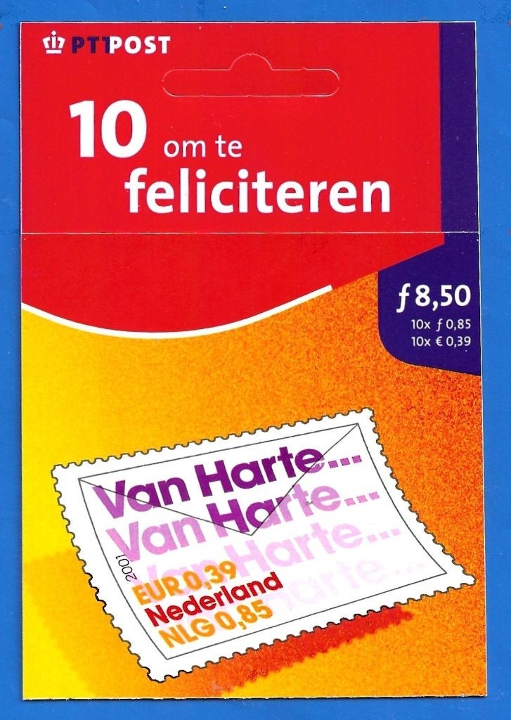 PB 71 10 Om te Feliciteren NVPH 1998-2008 - 2001, Postzegels en Munten, Verzenden, Na 1940, Postfris