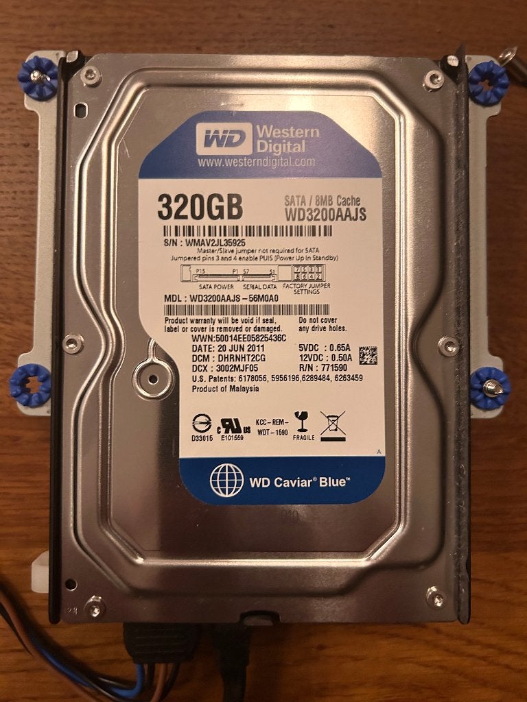 Western Digital 320Gb 3.5 HDD - WD3200AAJS, Computers en Software, Harde schijven, Ophalen of Verzenden, Desktop