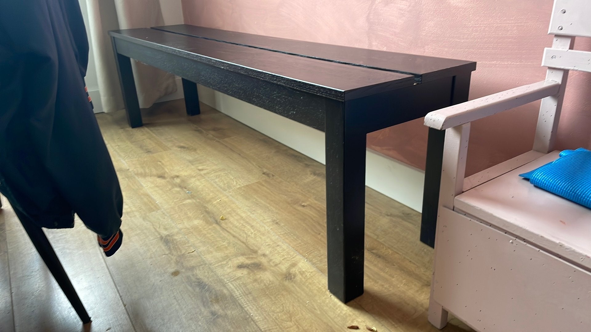 Bjursta bank ikea zwart, Ophalen, Minder dan 50 cm, Zo goed als nieuw, 150 tot 200 cm