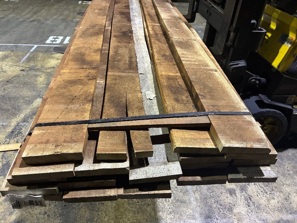 Vlonderplanken balken planken Hardhout Iroko 25x160mm, Ophalen, Planken, Nieuw, Hardhout