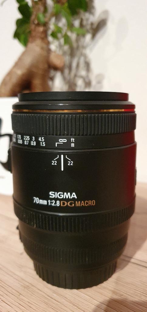 Sigma 70mm 2,8 EX DG Macrolens EF vatting, Audio, Tv en Foto, Fotografie | Lenzen en Objectieven, Ophalen of Verzenden, Zo goed als nieuw