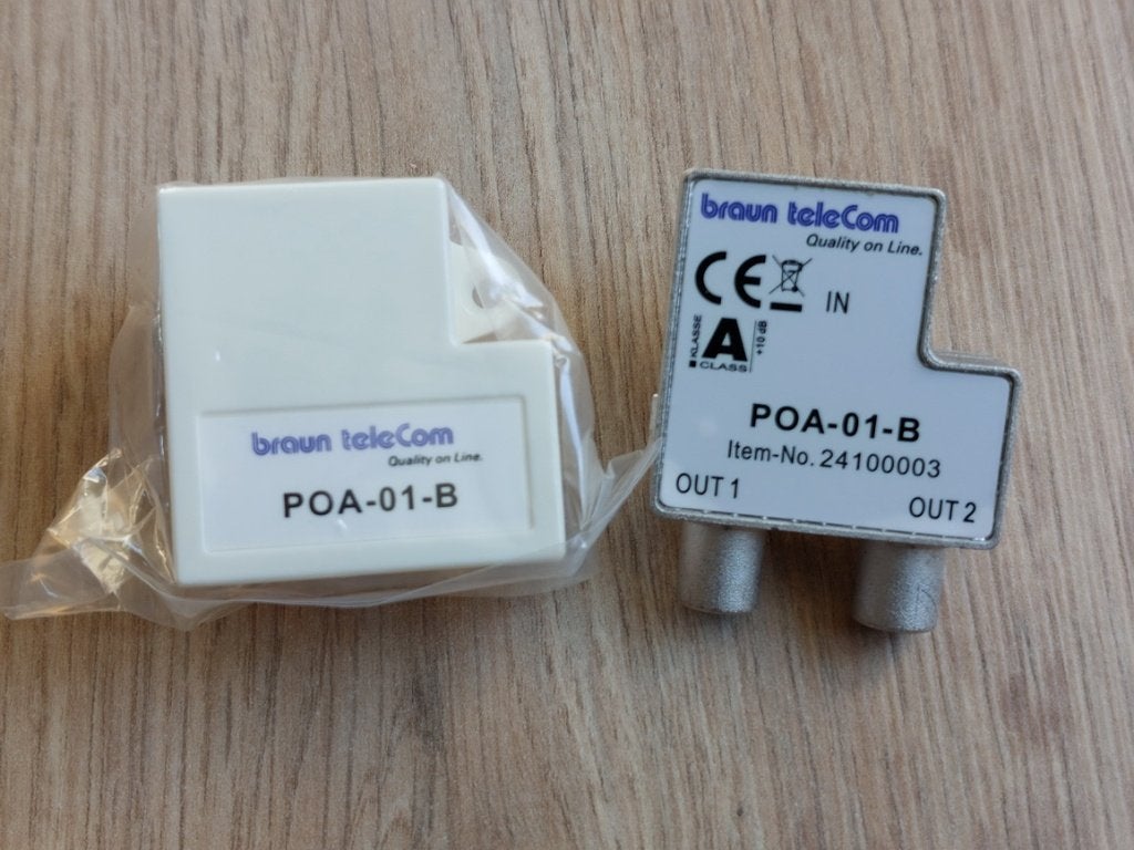 braun teleCom splitter POA 01-B, Ophalen of Verzenden, Nieuw