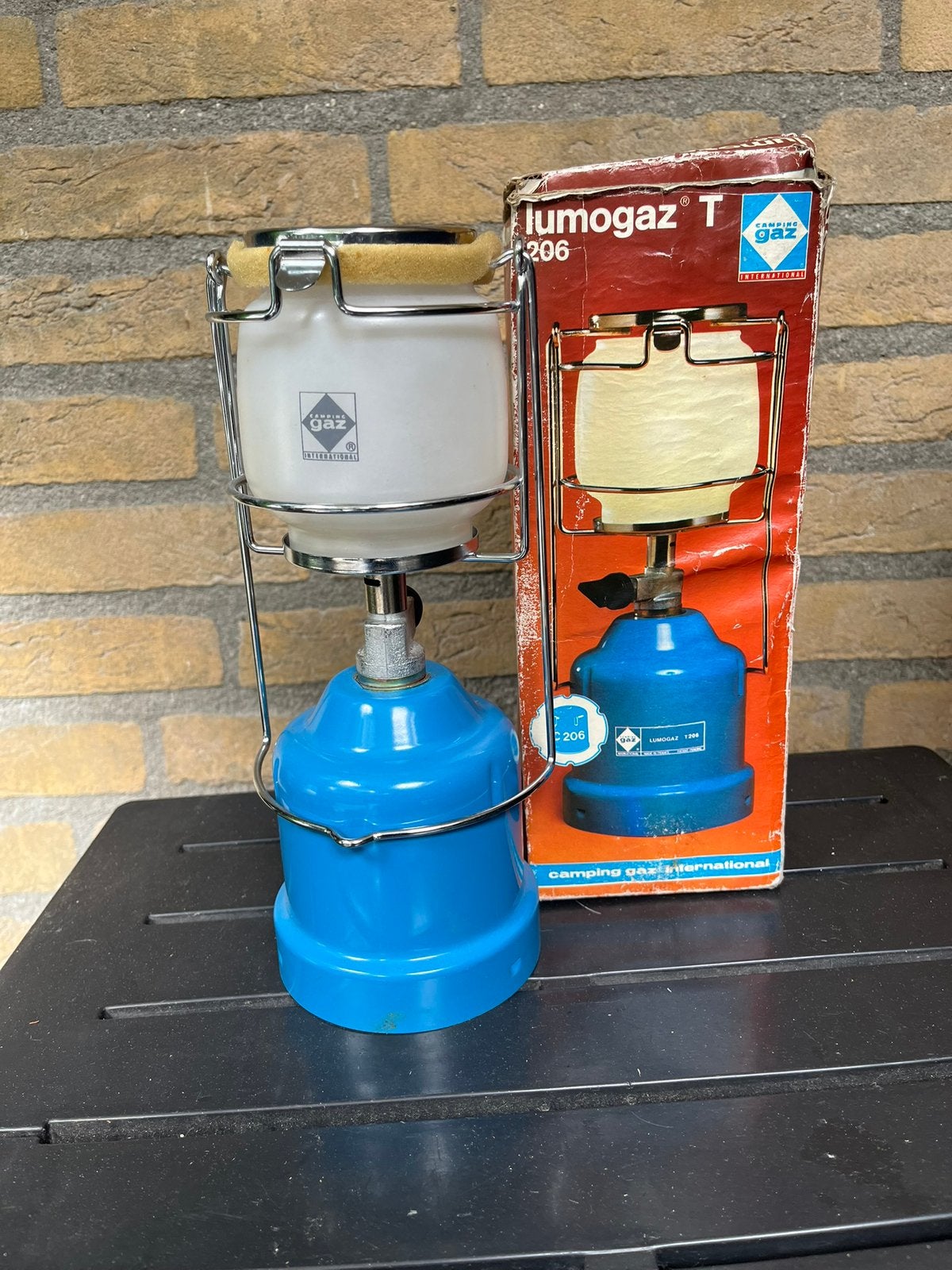Lumogaz, gas lampje camping gaz lampje, Caravans en Kamperen, Ophalen of Verzenden, Gebruikt